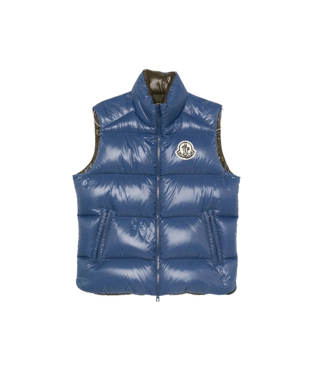 MONCLER Синий жилет, фото 1