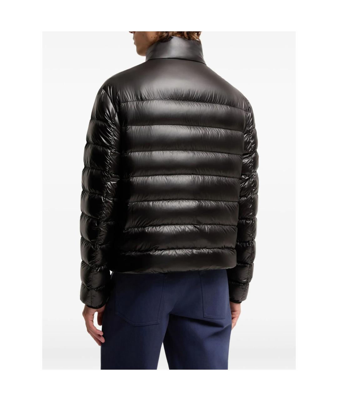 MONCLER Черная полиамидовая куртка, фото 6