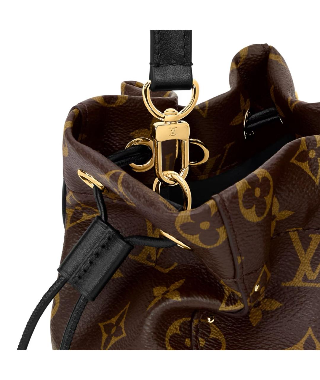 LOUIS VUITTON Коричневая сумка через плечо из канвы, фото 2