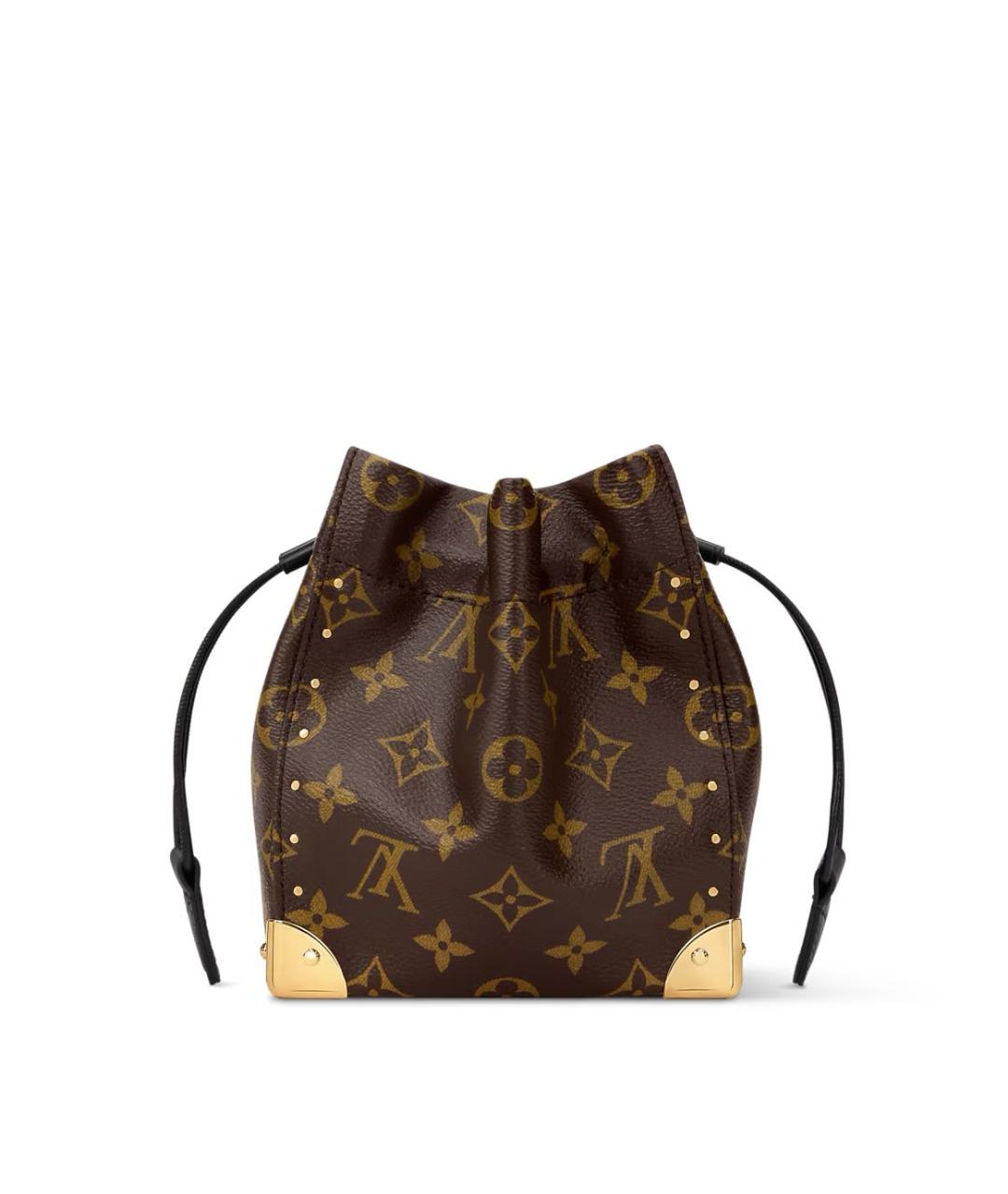 LOUIS VUITTON Коричневая сумка через плечо из канвы, фото 5