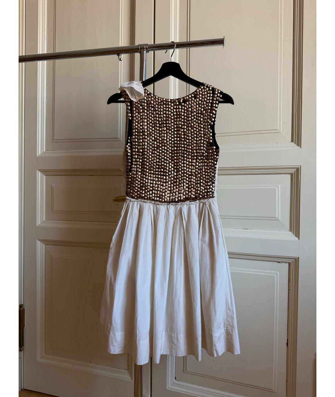 3.1 PHILLIP LIM Белое шелковое коктейльное платье, фото 2