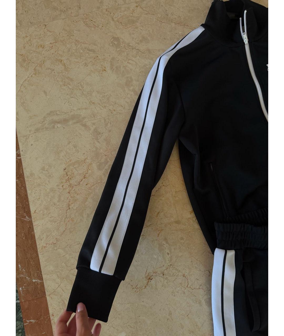 PALM ANGELS Черная полиэстеровая спортивная куртка, фото 5