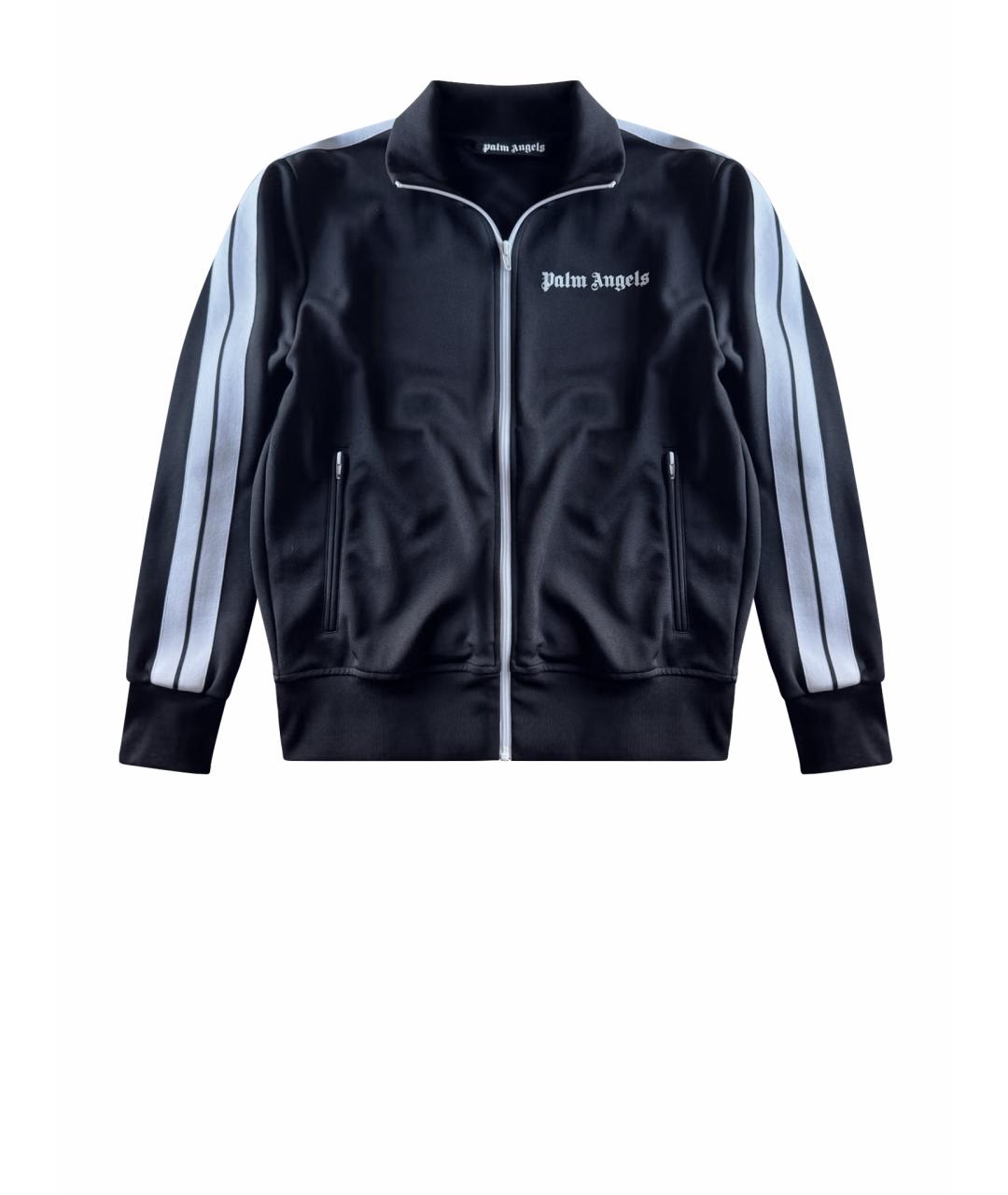 PALM ANGELS Черная полиэстеровая спортивная куртка, фото 1