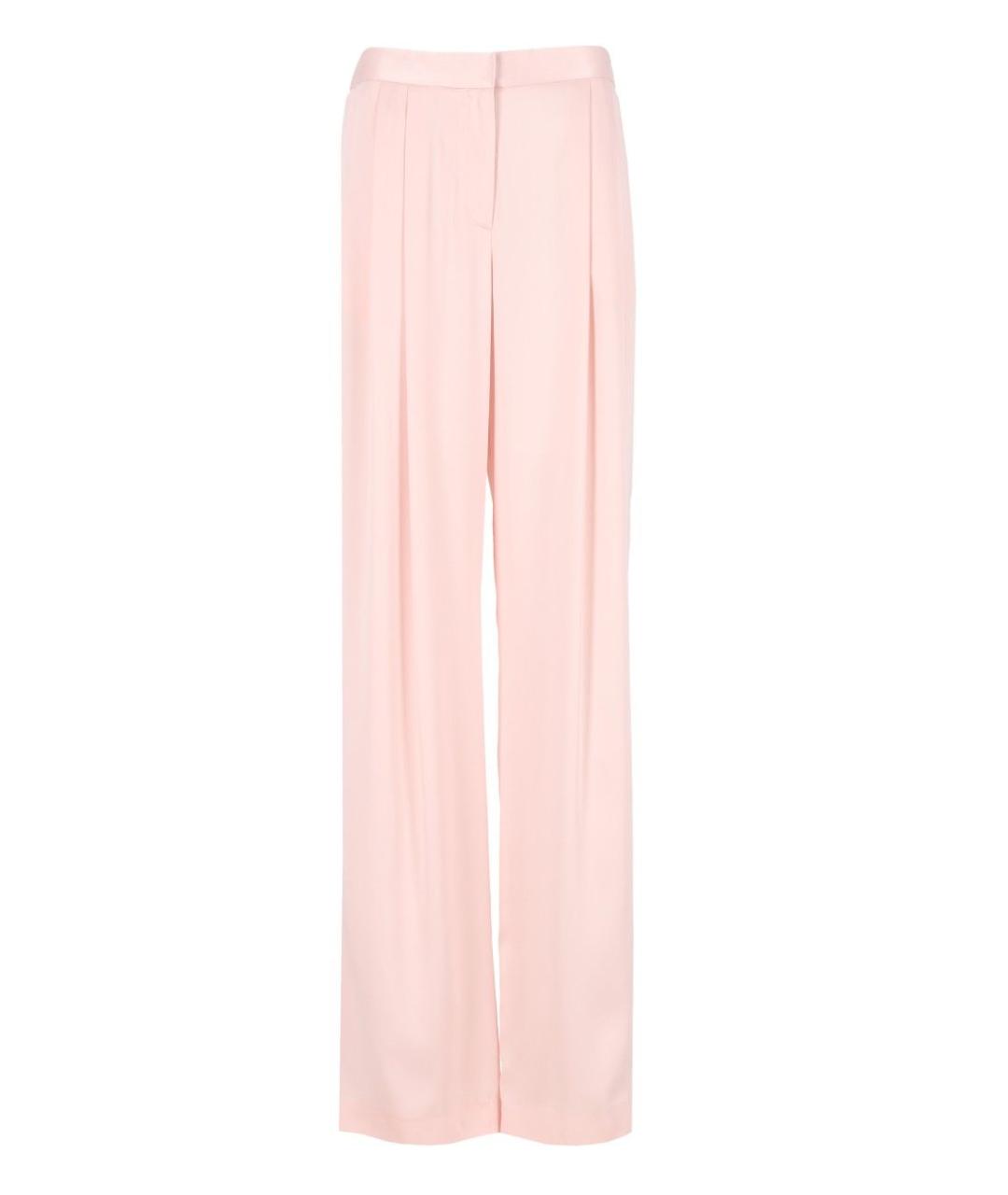 TOM FORD Розовые шелковые прямые брюки, фото 1