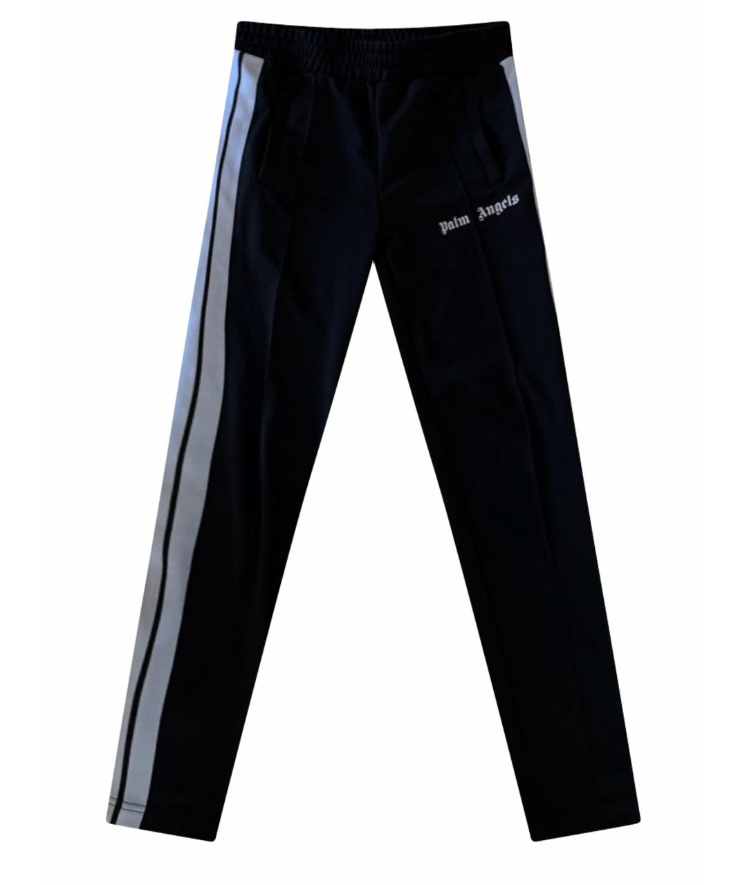 PALM ANGELS Черные полиэстеровые спортивные брюки и шорты, фото 1