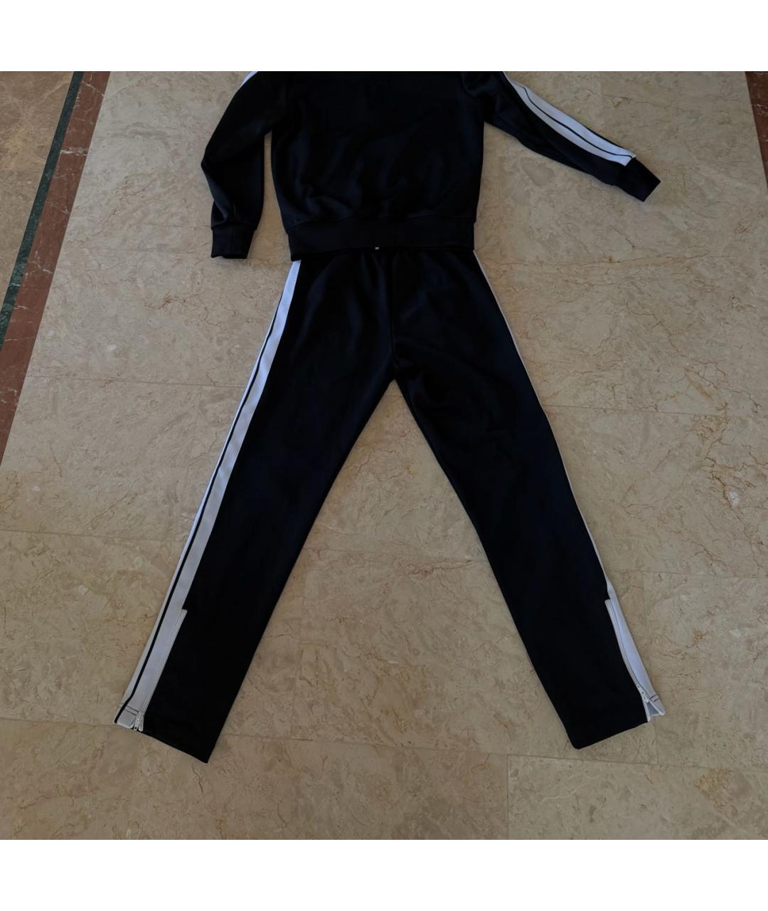 PALM ANGELS Черные полиэстеровые спортивные брюки и шорты, фото 2