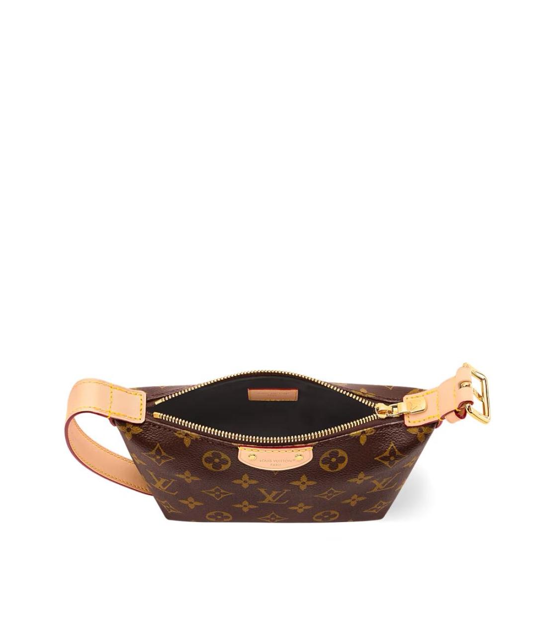LOUIS VUITTON Коричневая сумка через плечо из канвы, фото 3
