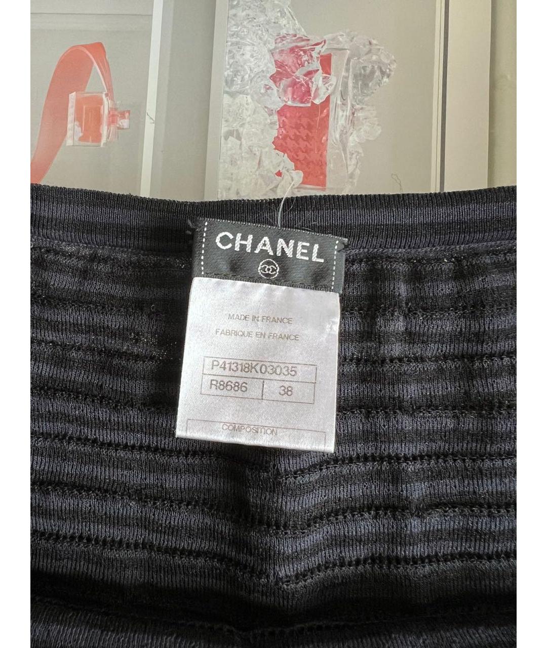 CHANEL Черная модальная юбка миди, фото 6