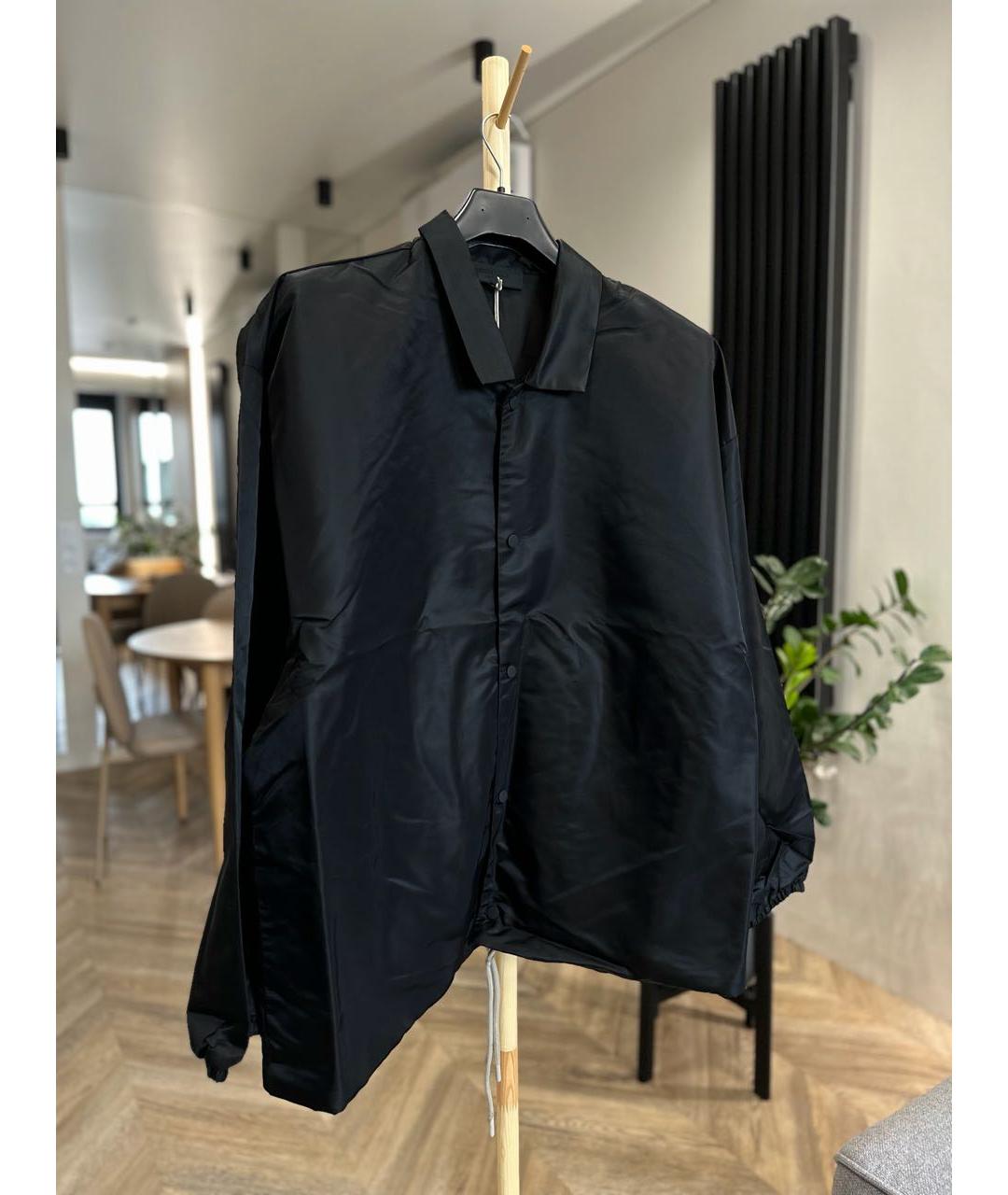 FEAR OF GOD ESSENTIALS Черная хлопковая куртка, фото 5