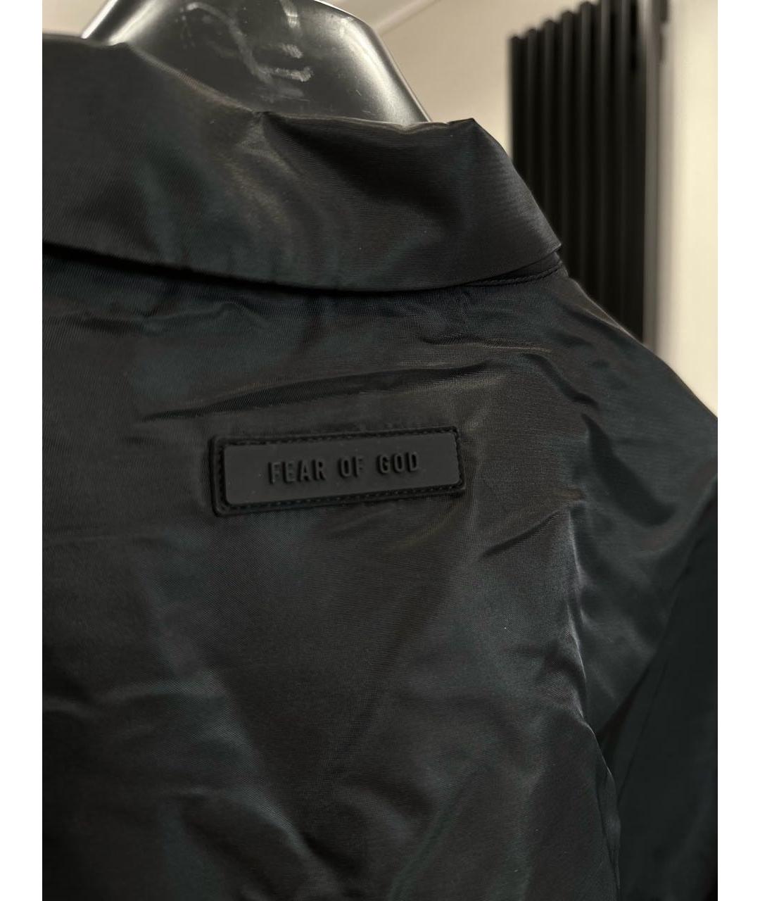 FEAR OF GOD ESSENTIALS Черная хлопковая куртка, фото 3