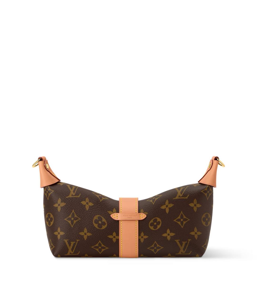 LOUIS VUITTON Коричневая сумка через плечо из канвы, фото 4