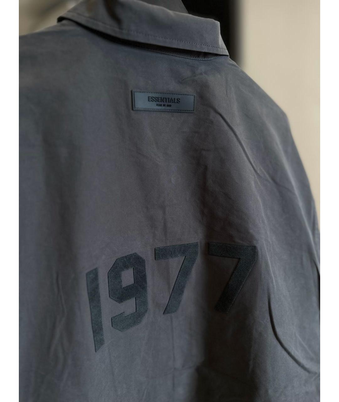 FEAR OF GOD ESSENTIALS Черная хлопковая куртка, фото 3