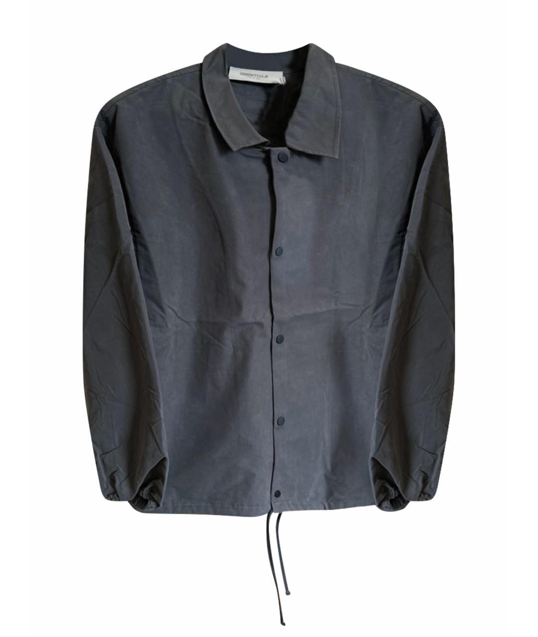 FEAR OF GOD ESSENTIALS Черная хлопковая куртка, фото 1