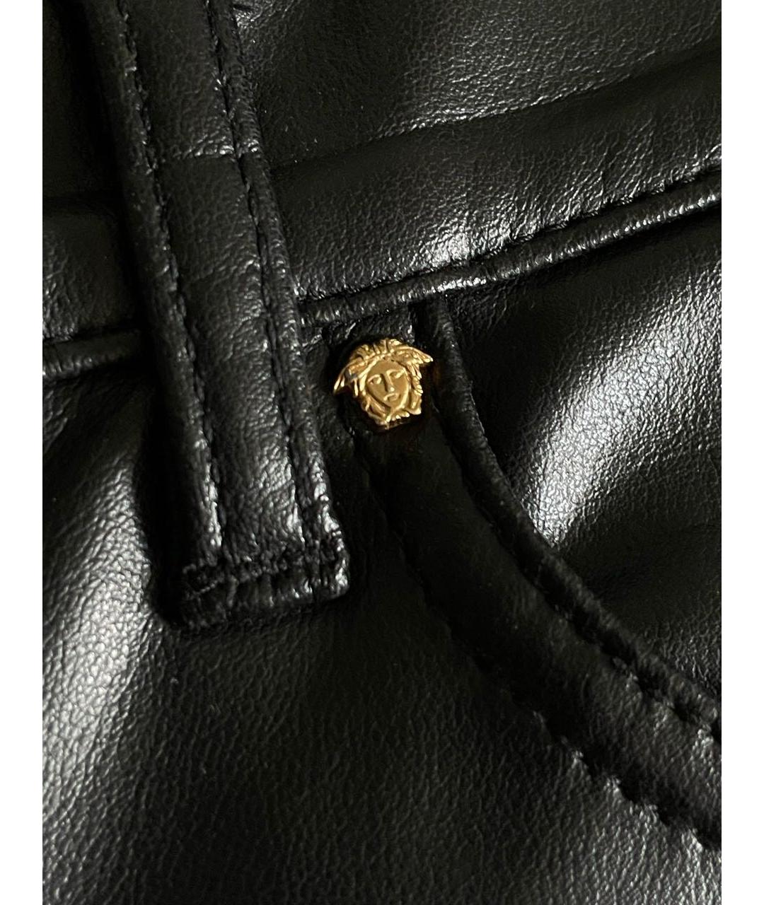 VERSACE JEANS COUTURE Черные повседневные брюки, фото 5