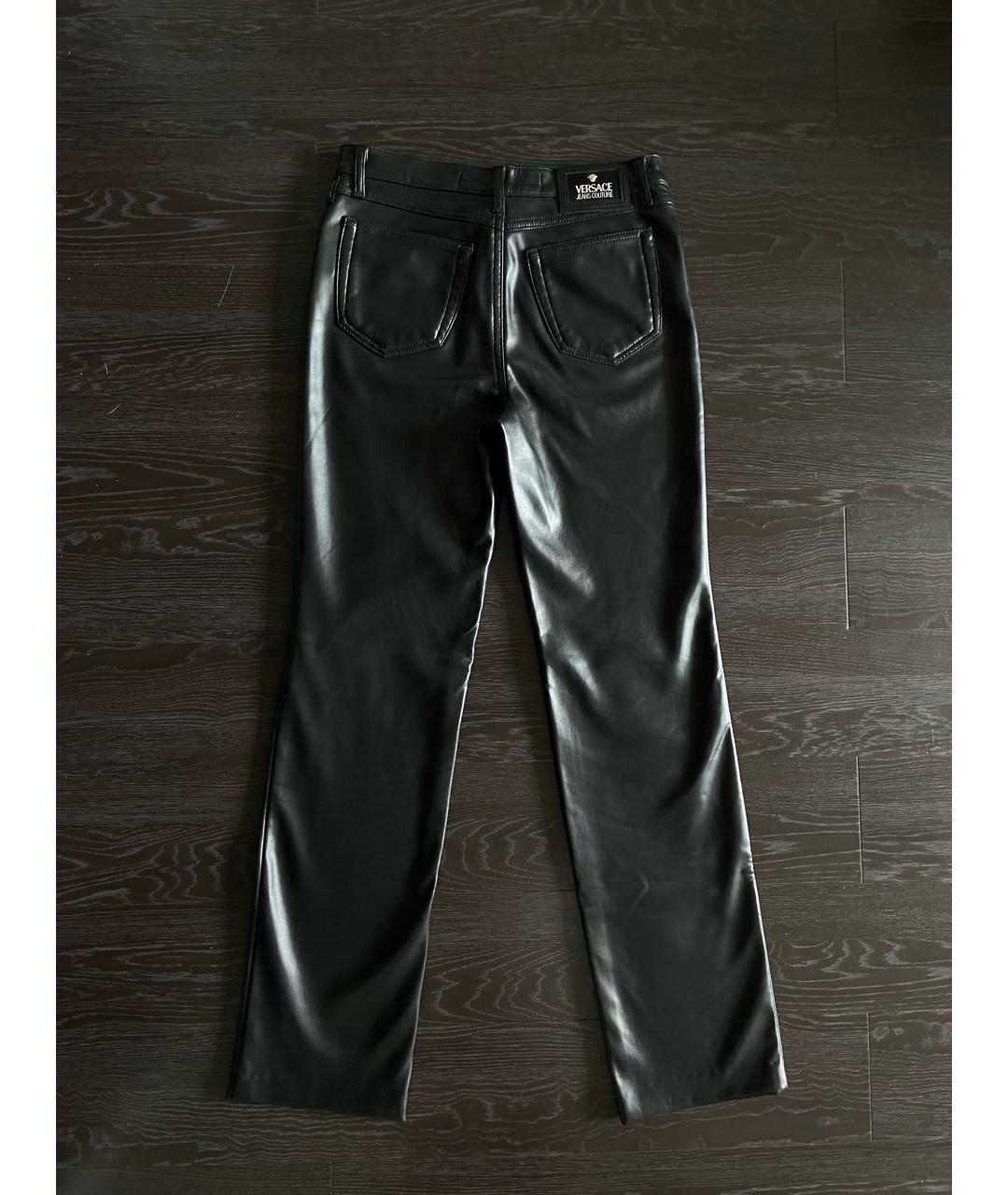 VERSACE JEANS COUTURE Черные повседневные брюки, фото 3
