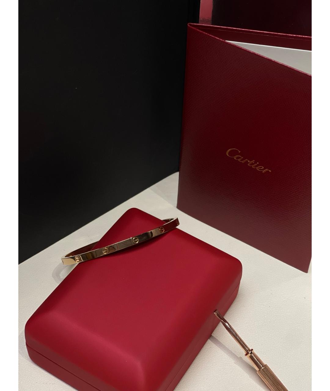 CARTIER Золотой браслет из розового золота, фото 3