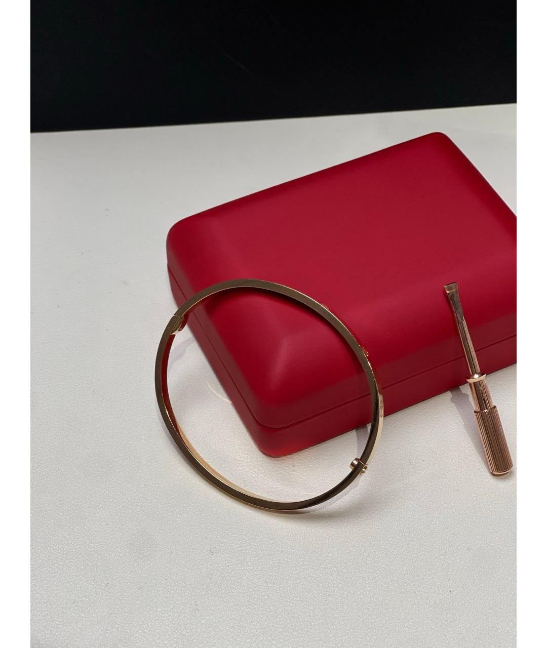 CARTIER Золотой браслет из розового золота, фото 4