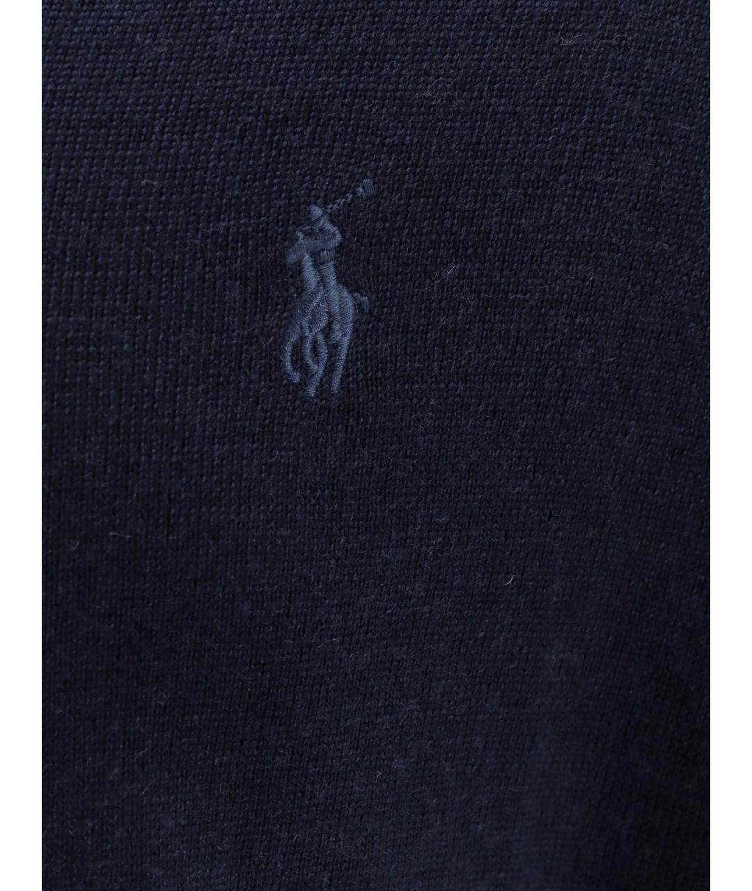 POLO RALPH LAUREN Синий шерстяной джемпер / свитер, фото 3