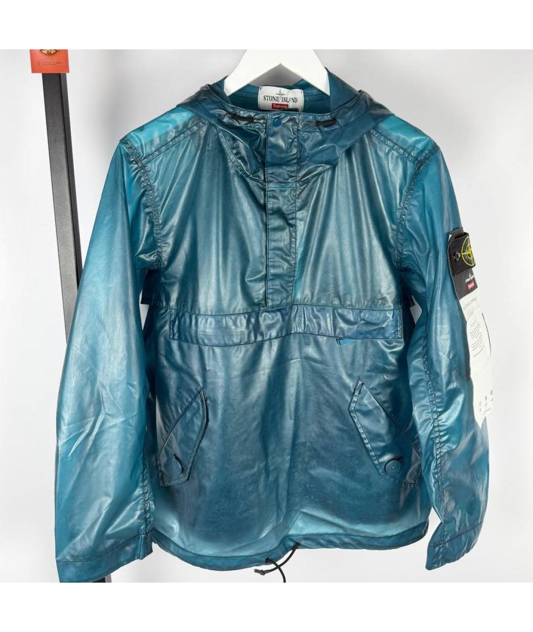 STONE ISLAND Синяя куртка, фото 4
