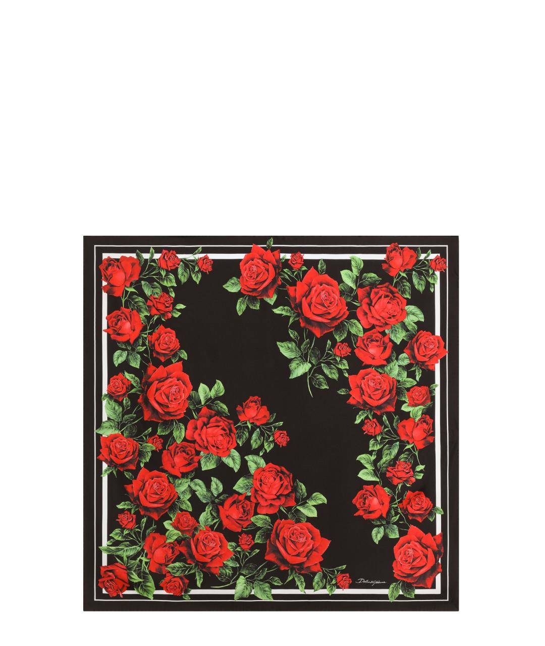DOLCE&GABBANA Мульти шелковый платок, фото 3