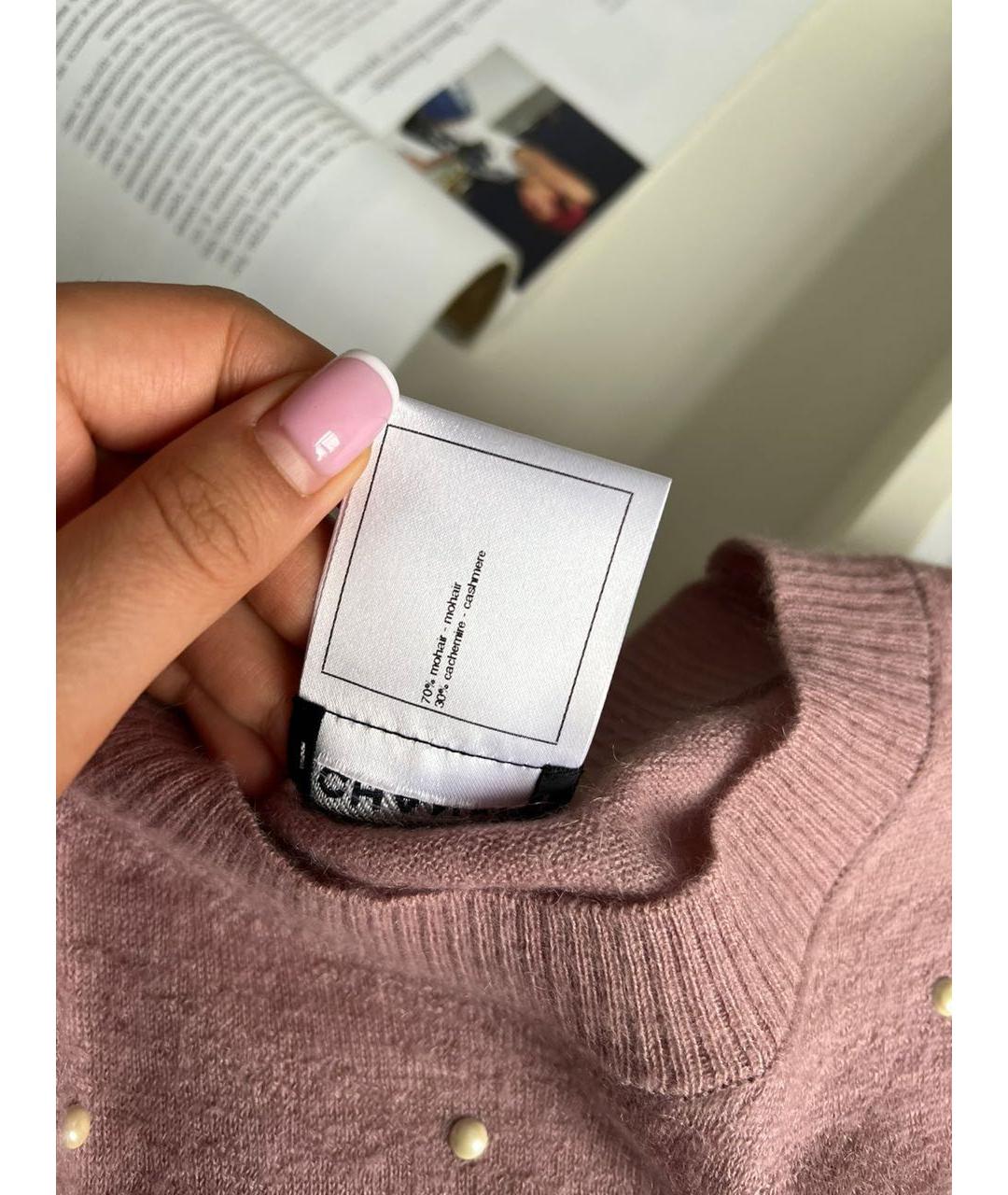 CHANEL Розовый кашемировый джемпер / свитер, фото 5