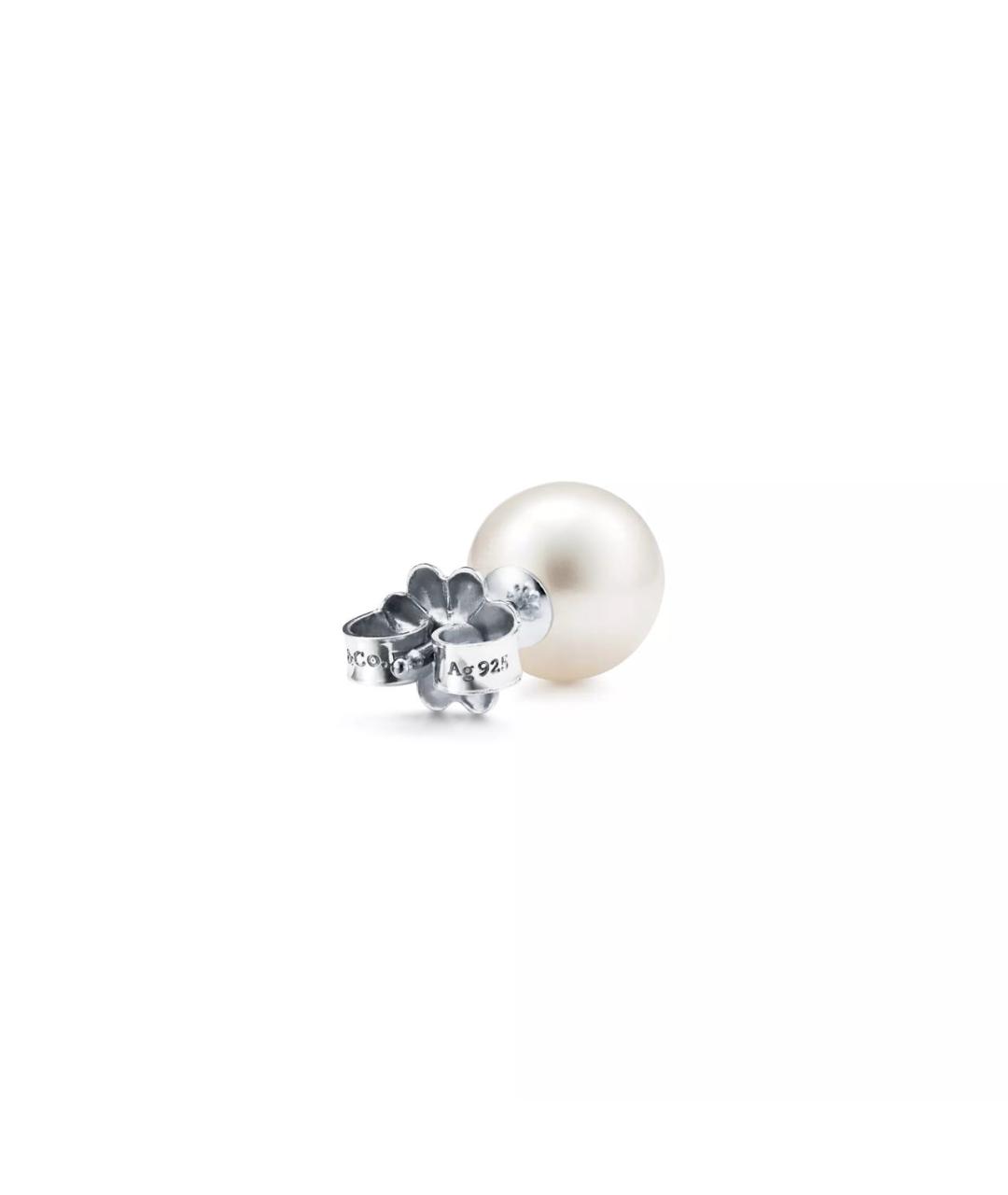 TIFFANY&CO Бежевые жемчужные серьги, фото 7