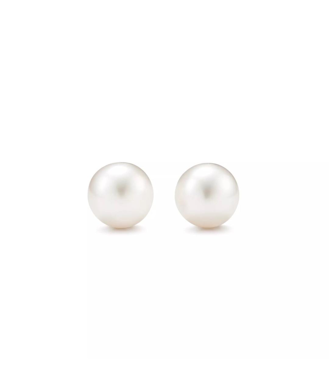 TIFFANY&CO Бежевые жемчужные серьги, фото 8