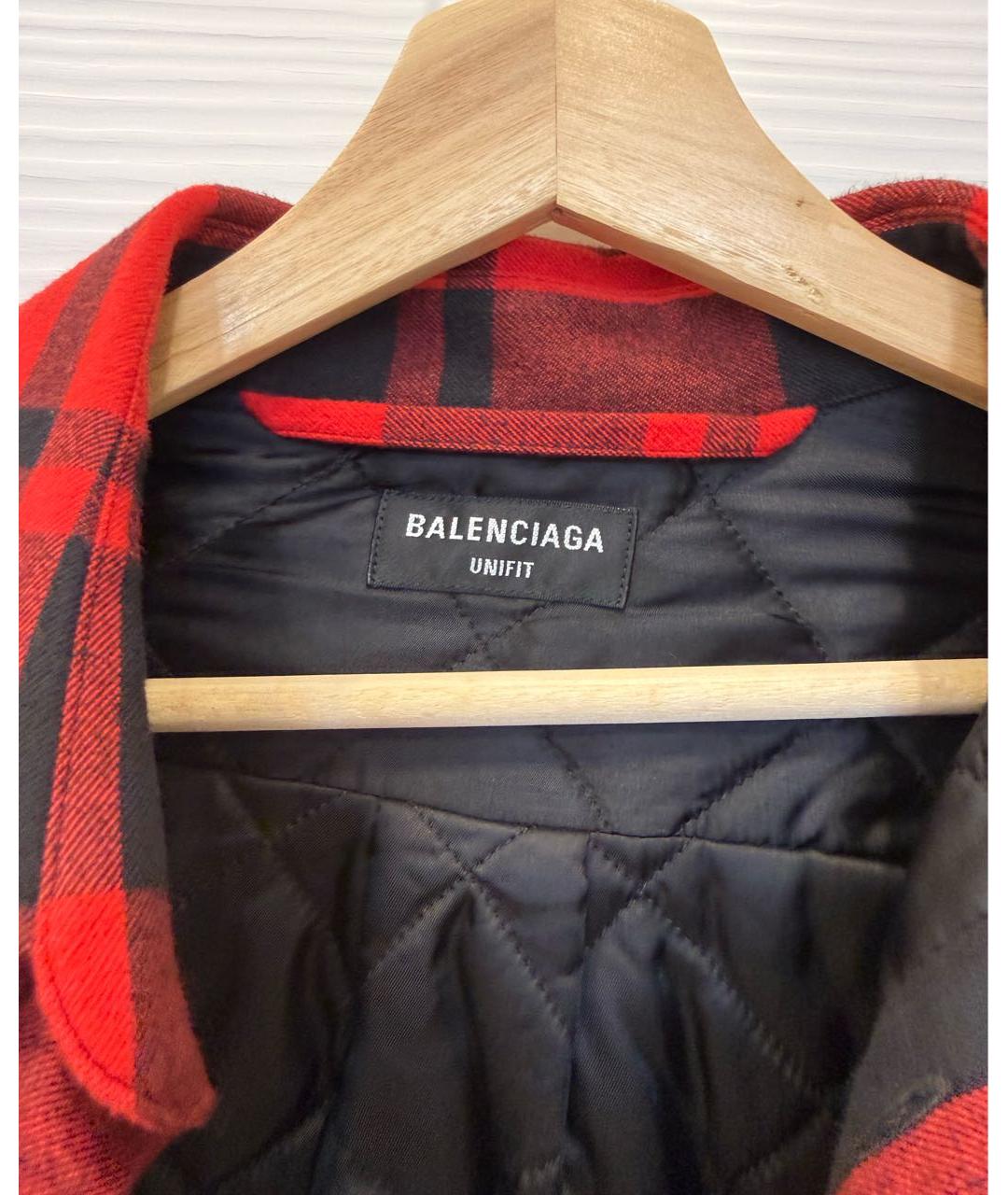 BALENCIAGA Красная рубашка, фото 3