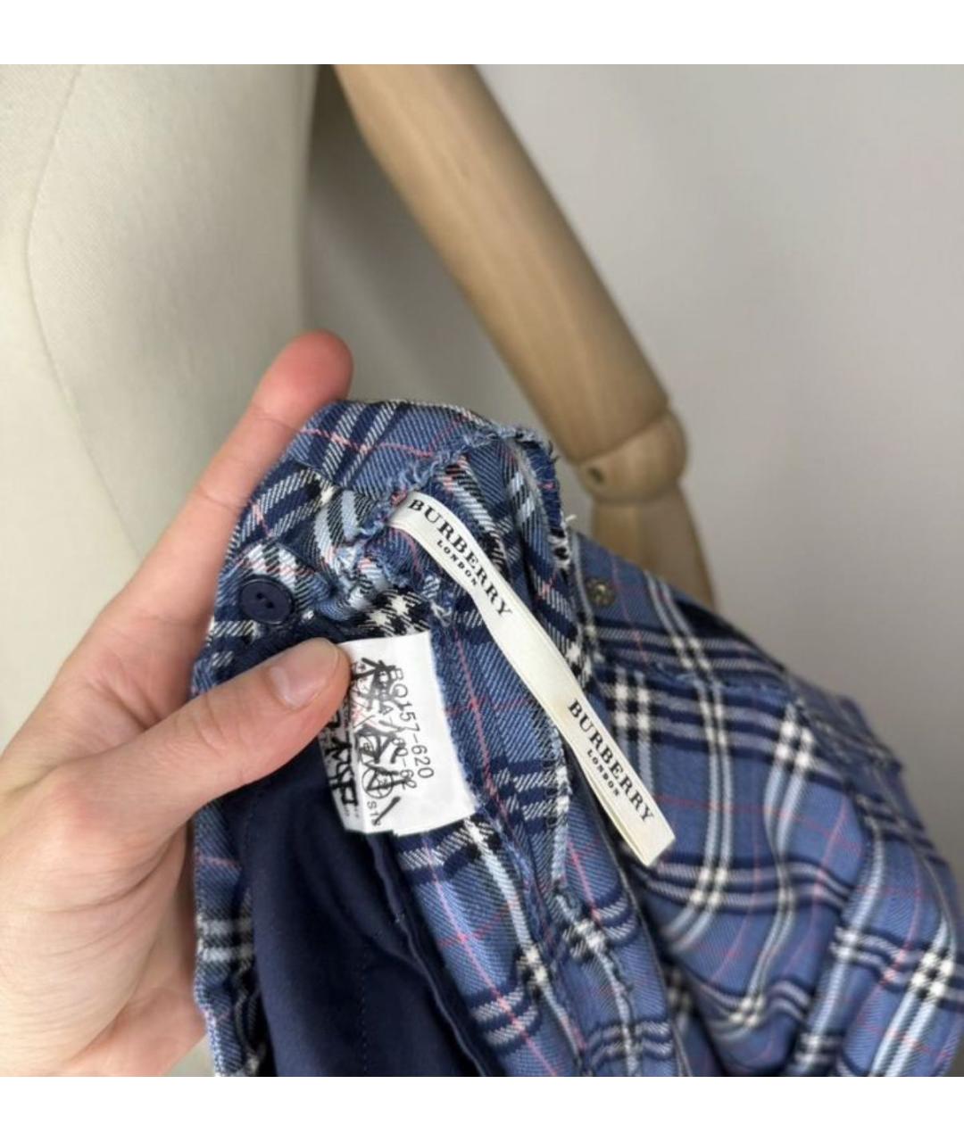 BURBERRY Голубые капри, фото 6