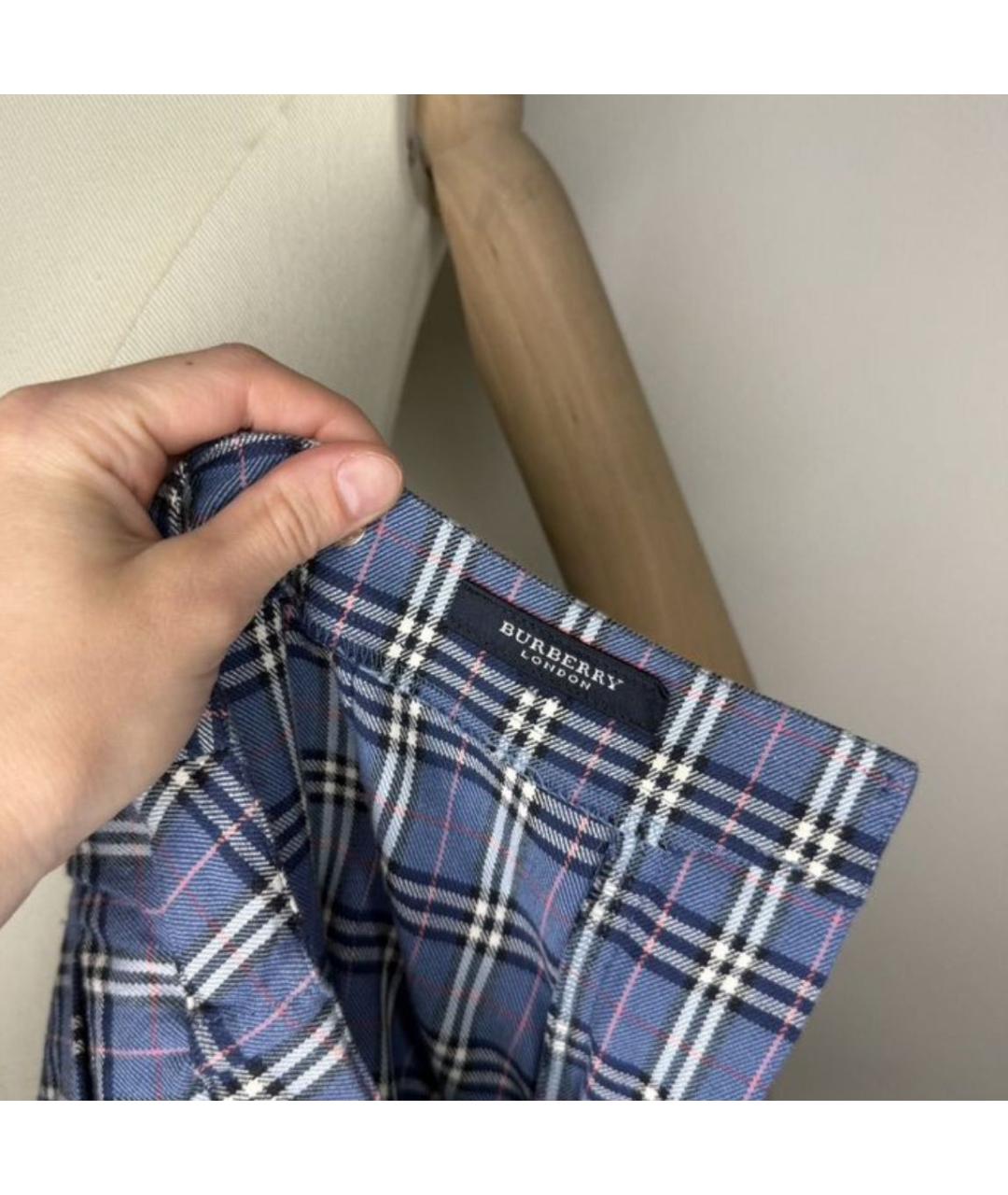 BURBERRY Голубые капри, фото 5