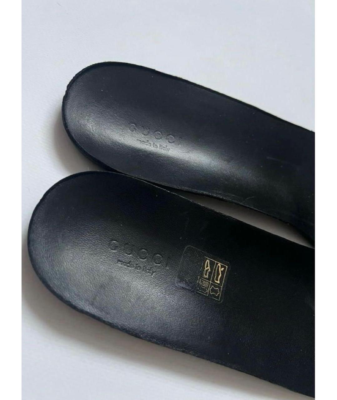 GUCCI Черные сапоги из лакированной кожи, фото 8