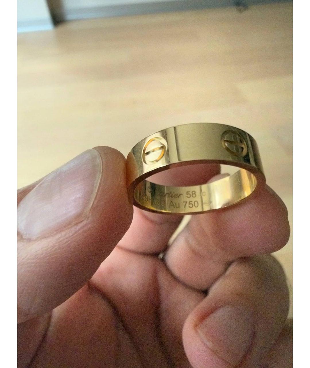 CARTIER Золотое кольцо из желтого золота, фото 3