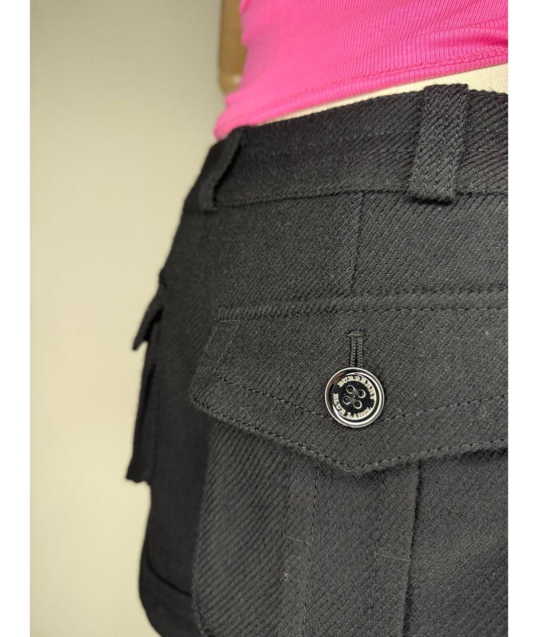 BURBERRY Черные шорты, фото 6
