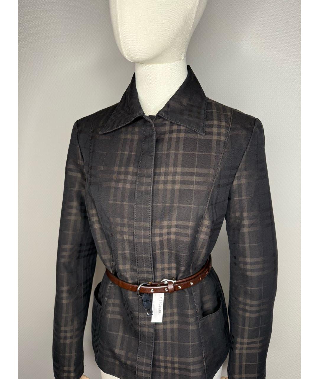 BURBERRY Коричневый жакет/пиджак, фото 7