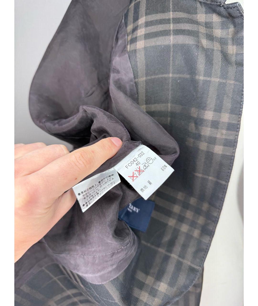 BURBERRY Коричневый жакет/пиджак, фото 6