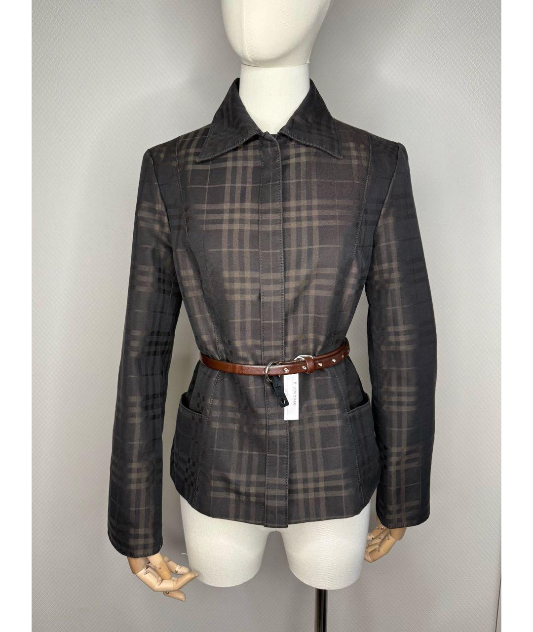 BURBERRY Коричневый жакет/пиджак, фото 3
