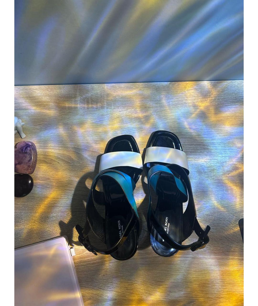 MICHAEL KORS Мульти кожаные босоножки, фото 3