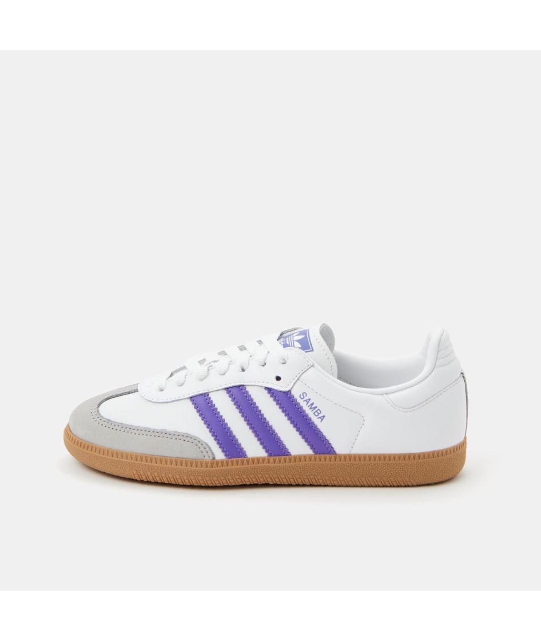ADIDAS Белые кожаные кроссовки, фото 8