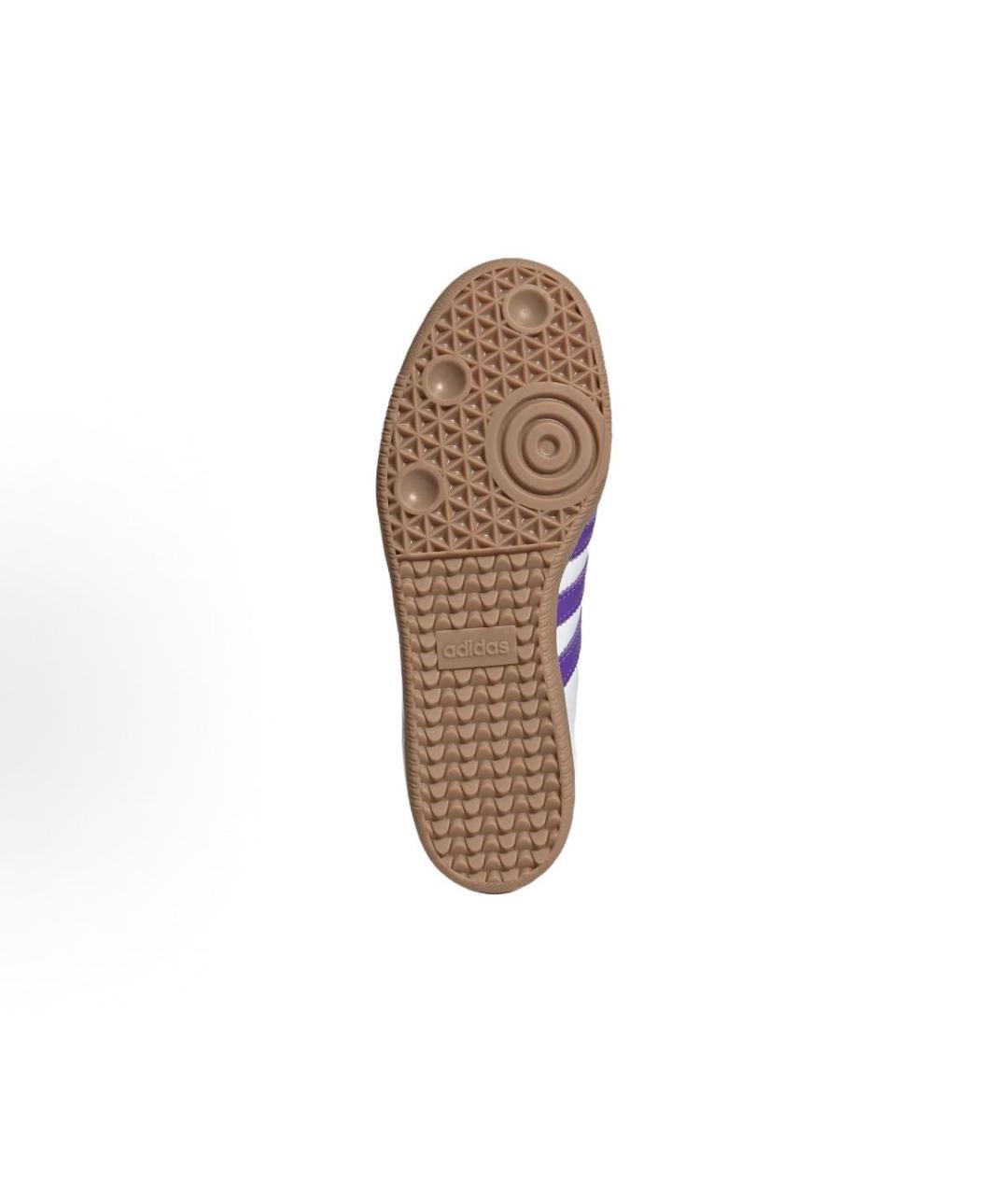 ADIDAS Белые кожаные кроссовки, фото 4