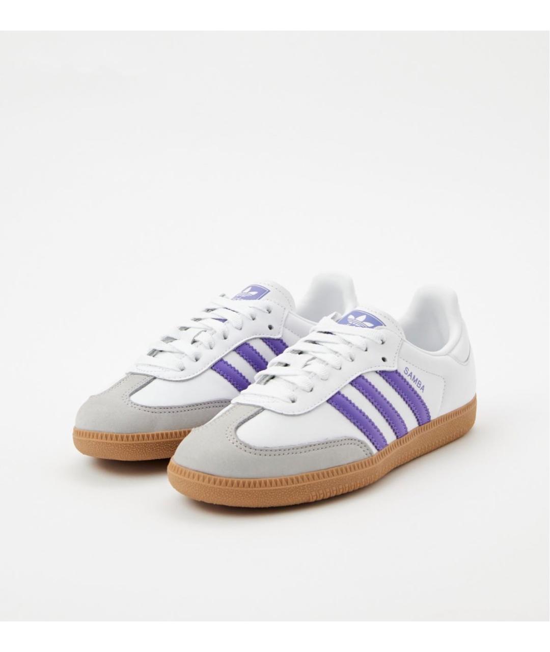 ADIDAS Белые кожаные кроссовки, фото 2