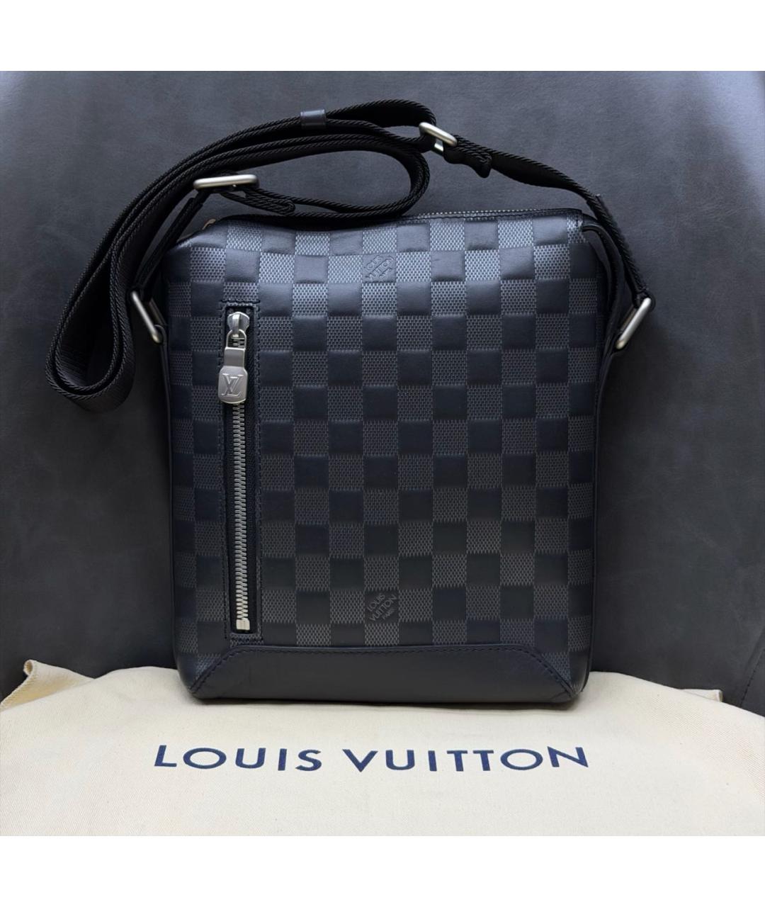 LOUIS VUITTON Кожаная сумка на плечо, фото 5