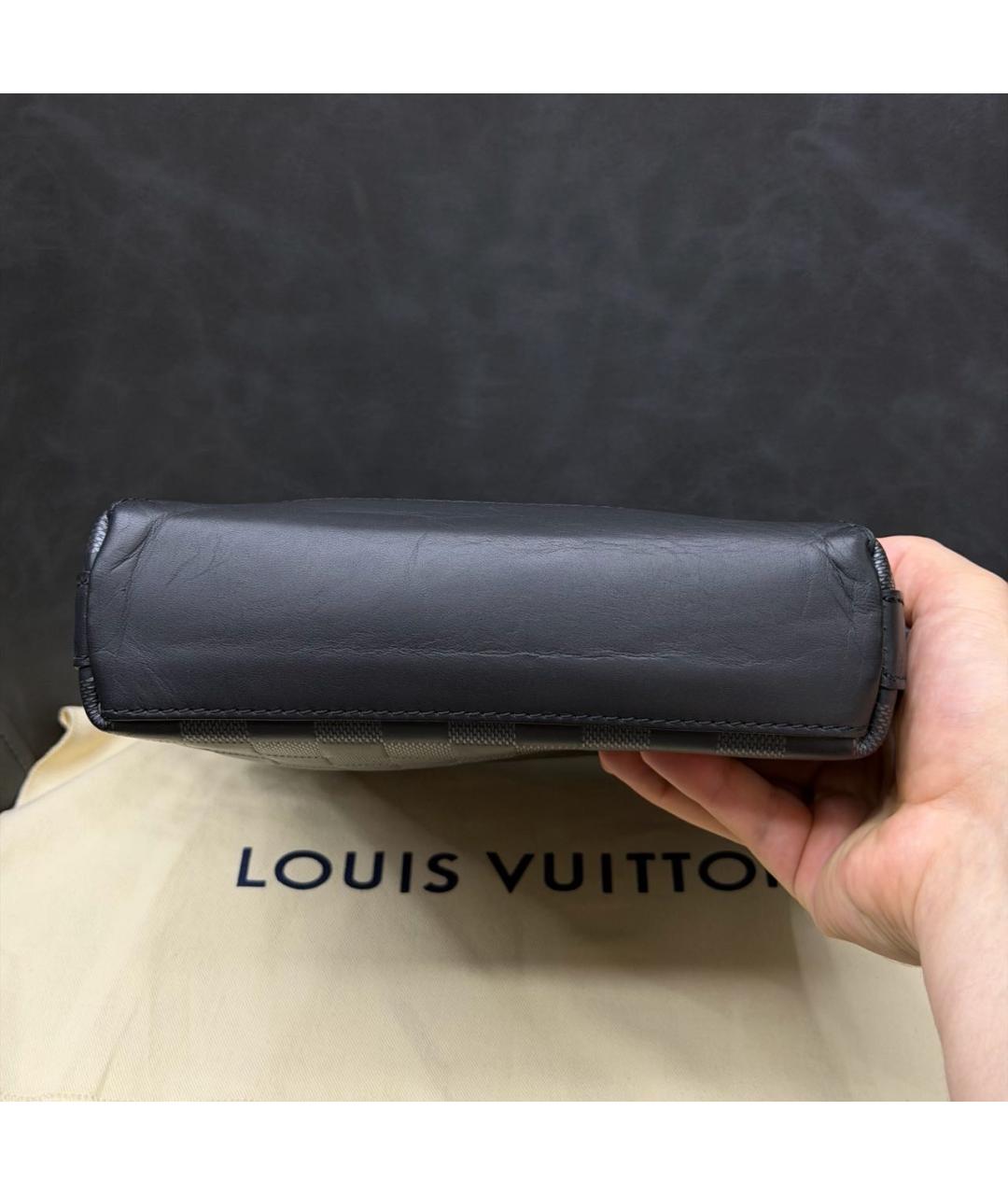 LOUIS VUITTON Кожаная сумка на плечо, фото 3