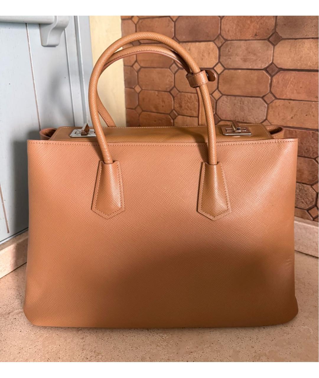 PRADA Кожаная сумка тоут, фото 3