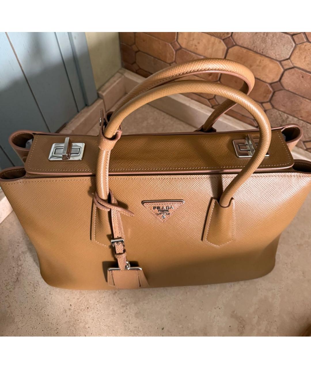 PRADA Кожаная сумка тоут, фото 5