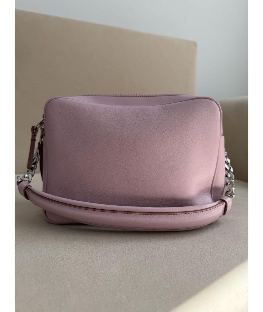 TOD'S Розовая кожаная сумка через плечо, фото 3