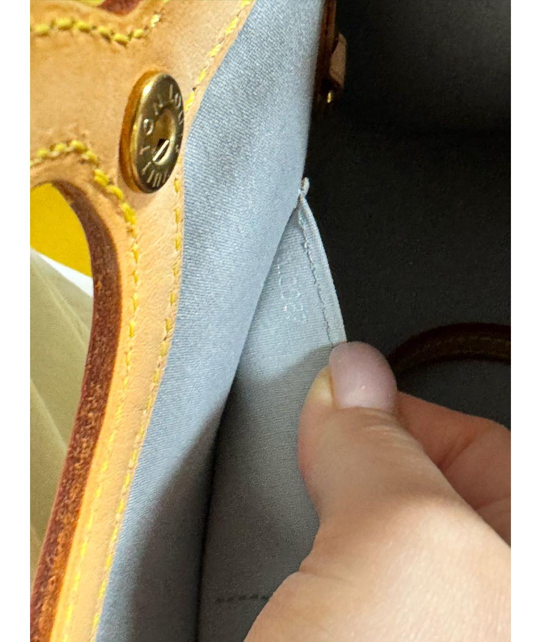 LOUIS VUITTON Белая сумка с короткими ручками, фото 5