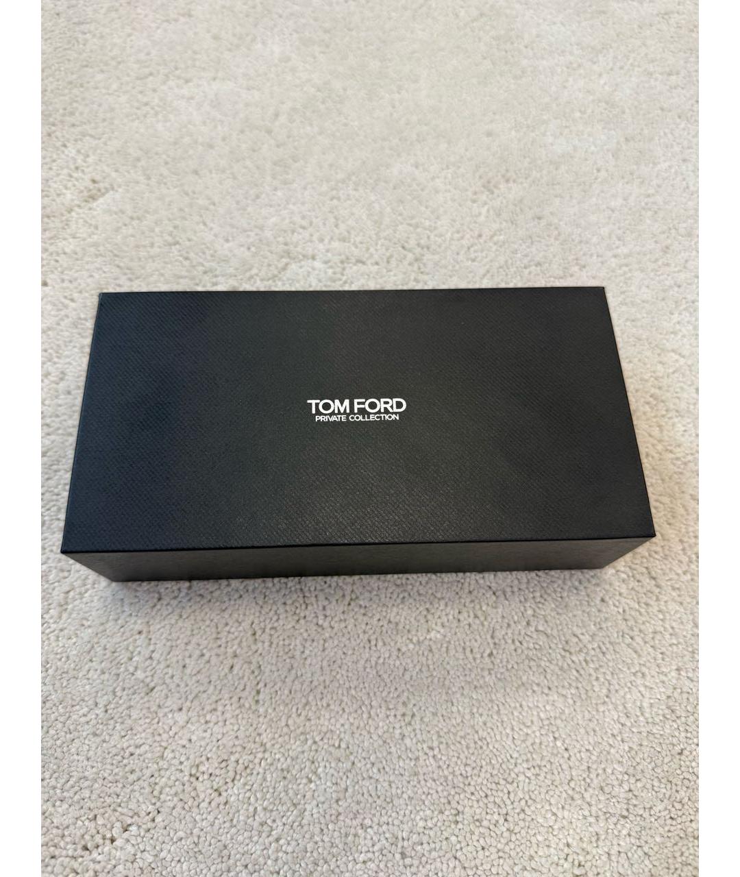 TOM FORD Серебряные металлические солнцезащитные очки, фото 4