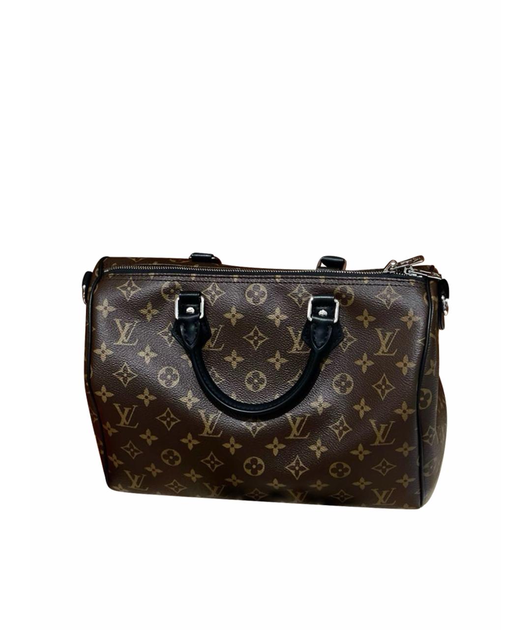 LOUIS VUITTON Коричневая сумка тоут из искусственной кожи, фото 1