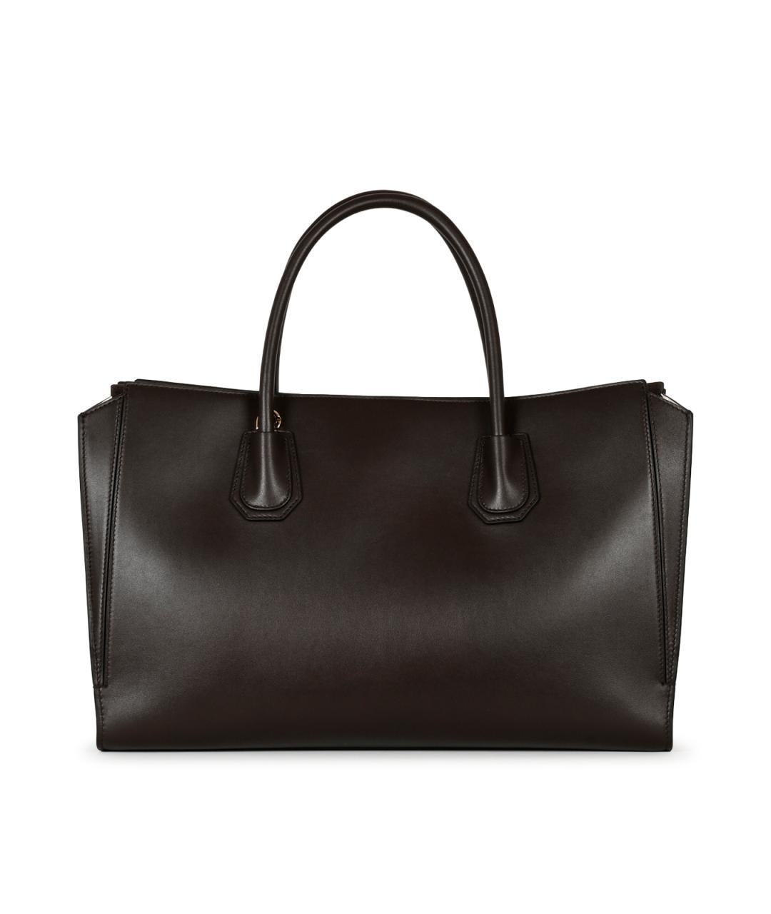 GIVENCHY Коричневая кожаная сумка тоут, фото 6