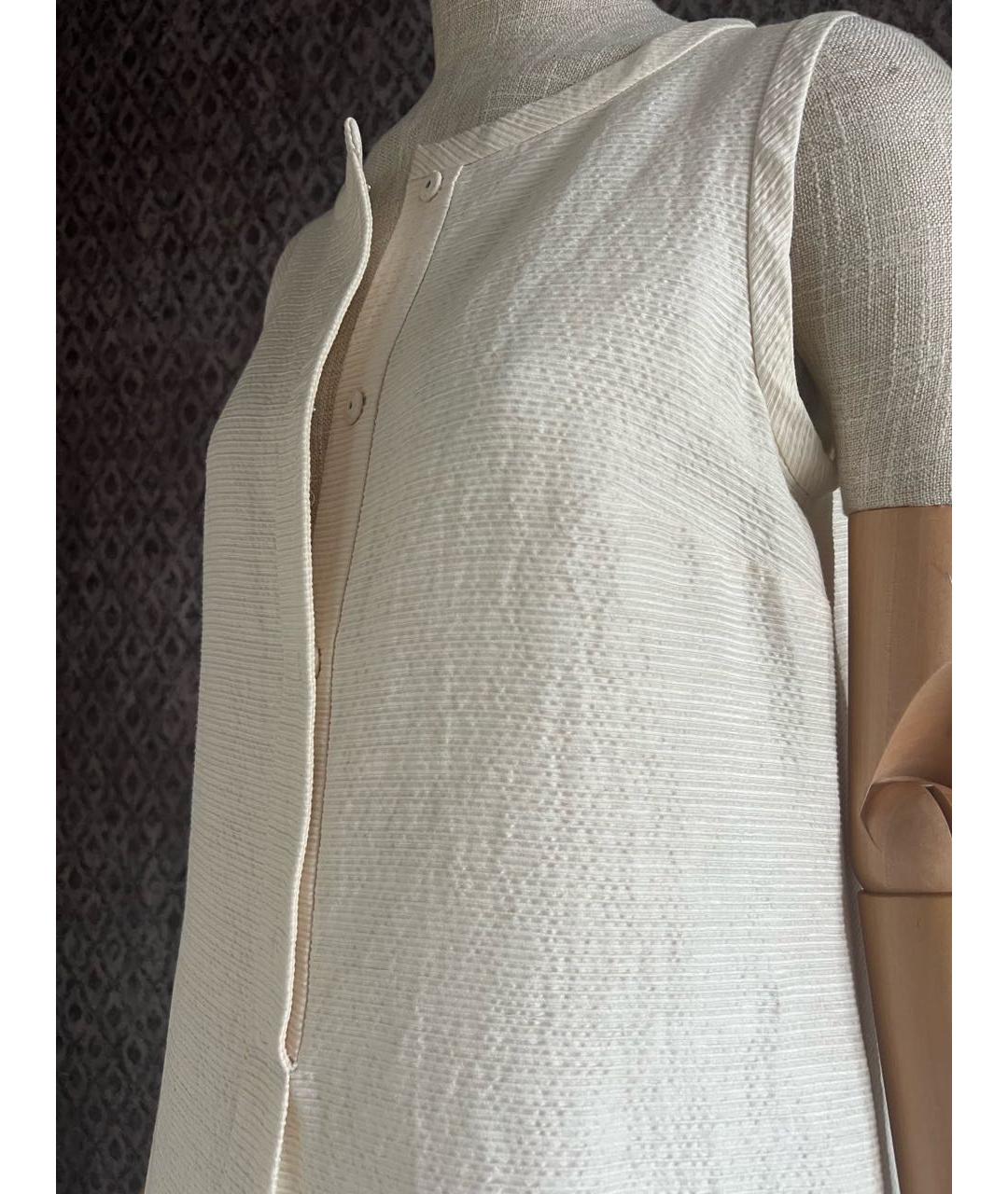 'S MAX MARA Бежевое хлопковое повседневное платье, фото 4